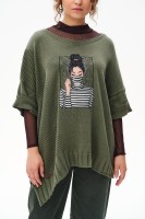 Sweter Damski Persey Khaki