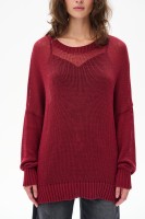 Sweter Damski Fidżi Dark Red