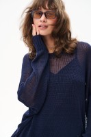 Sweter Damski Fidżi Dark Navy