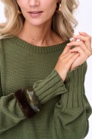 Sweter Damski Bocq Olive