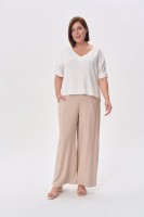 Bluzka Damska Texo Plus Size Ecru