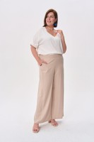 Bluzka Damska Texo Plus Size Ecru