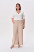 Bluzka Damska Texo Plus Size Ecru