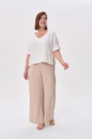 Bluzka Damska Texo Plus Size Ecru