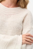 Sweter Damski Hiro Ecru