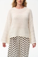 Sweter Damski Hiro Ecru