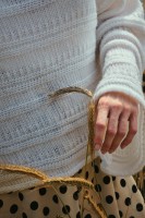 Sweter Damski Hiro Ecru