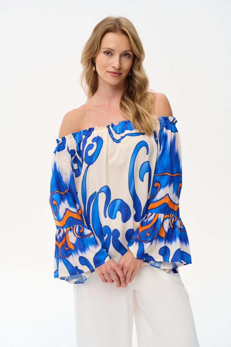 Bluzka Damska Alvoria Ultramarine