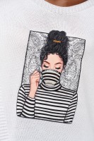 Sweter Damski Persey Ecru