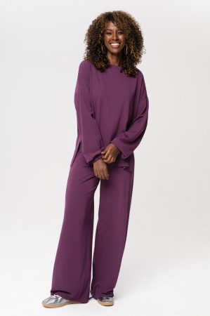 Spodnie Damskie Resun Aubergine