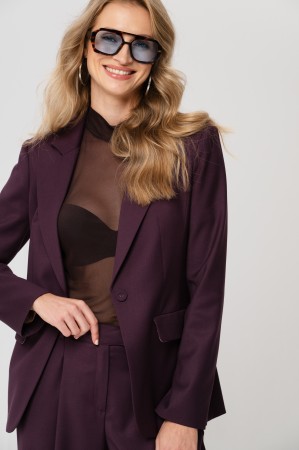Marynarka Damska Marietta Aubergine