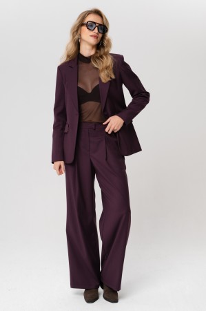 Spodnie Damskie Frida Aubergine