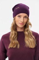Czapka Damska Łapka Aubergine