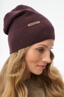 Czapka Damska Łapka Dark Brown