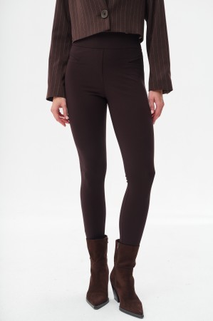 Legginsy Damskie Milena Chocolate