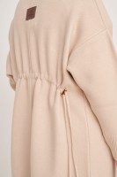 Płaszcz Huggo Plus Size Jasny Beż