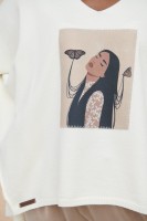 Sweter Damski Balance BS Ecru