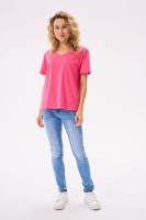 T-shirt Damski Mango BS Amarant