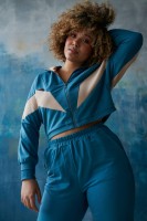 Bluza Damska Bebee 2 Plus Size Blue Stone / Beż 2482