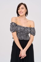 Bluzka Damska Tirra BS Patchwork Black