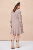 Sukienka Miggon Plus Size Cappucino