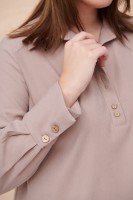 Sukienka Miggon Plus Size Cappucino