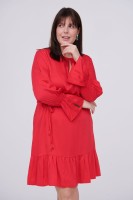 Sukienka Joel Plus Size Koralowy