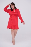 Sukienka Joel Plus Size Koralowy