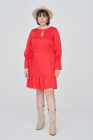 Sukienka Joel Plus Size Koralowy