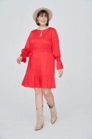 Sukienka Joel Plus Size Koralowy