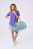 T-shirt Damski Mango BS Fiolet
