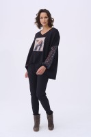 Sweter Damski Balance BS Czarny