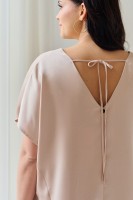 Bluzka Damska Cygaro Plus Size Świetlisty Beż