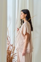 Bluzka Damska Cygaro Plus Size Świetlisty Beż