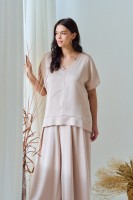 Bluzka Damska Cygaro Plus Size Świetlisty Beż