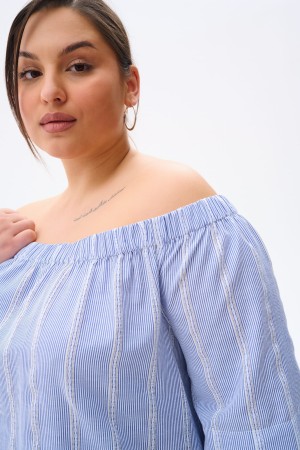 Bluzka Damska Delia Plus Size Granat