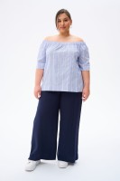 Bluzka Damska Delia Plus Size Granat