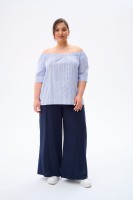 Bluzka Damska Delia Plus Size Granat