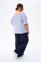 Bluzka Damska Delia Plus Size Granat