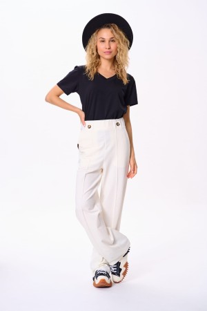Spodnie Damskie Campari BS Off White