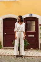 Spodnie Damskie Campari BS Off White
