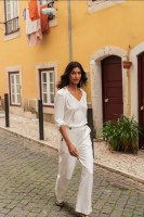 Spodnie Damskie Campari BS Off White