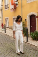 Spodnie Damskie Campari BS Off White