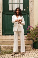 Spodnie Damskie Campari BS Off White