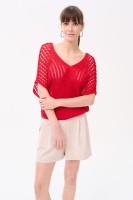 Sweter Damski Lanna BS Czerwony
