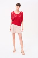 Sweter Damski Lanna BS Czerwony