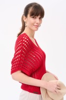 Sweter Damski Lanna BS Czerwony