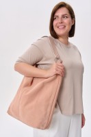 Torebka 2 BS Skóra Naturalna Beż