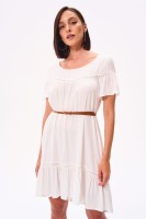 Sukienka Moss BS Ecru