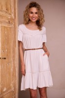 Sukienka Moss BS Ecru